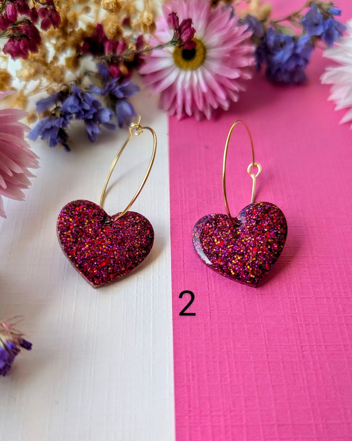 Coeurs Enchantés 🩷💜 tons rose/violets ✨