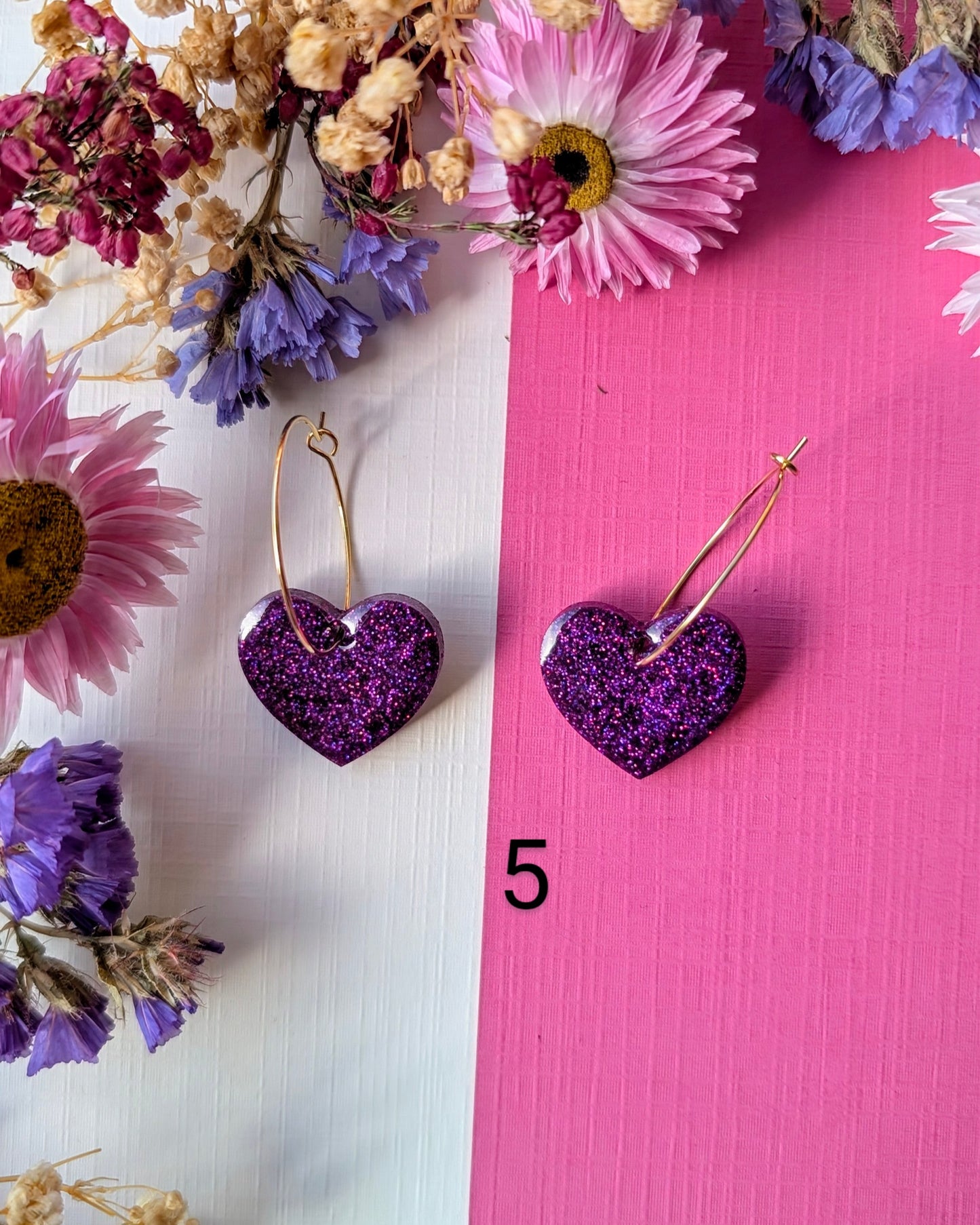 Coeurs Enchantés 🩷💜 tons rose/violets ✨