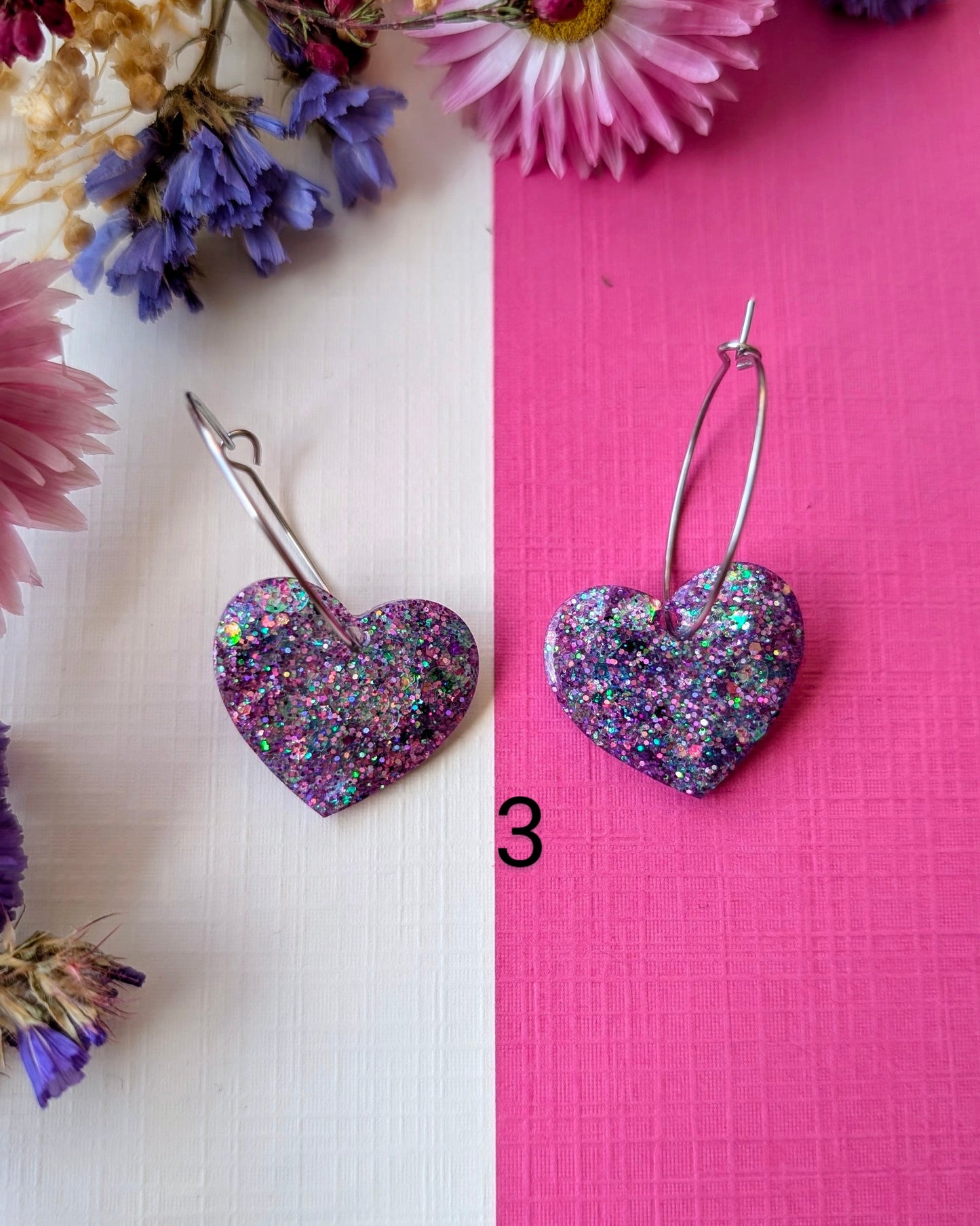 Coeurs Enchantés 🩷💜 tons rose/violets ✨