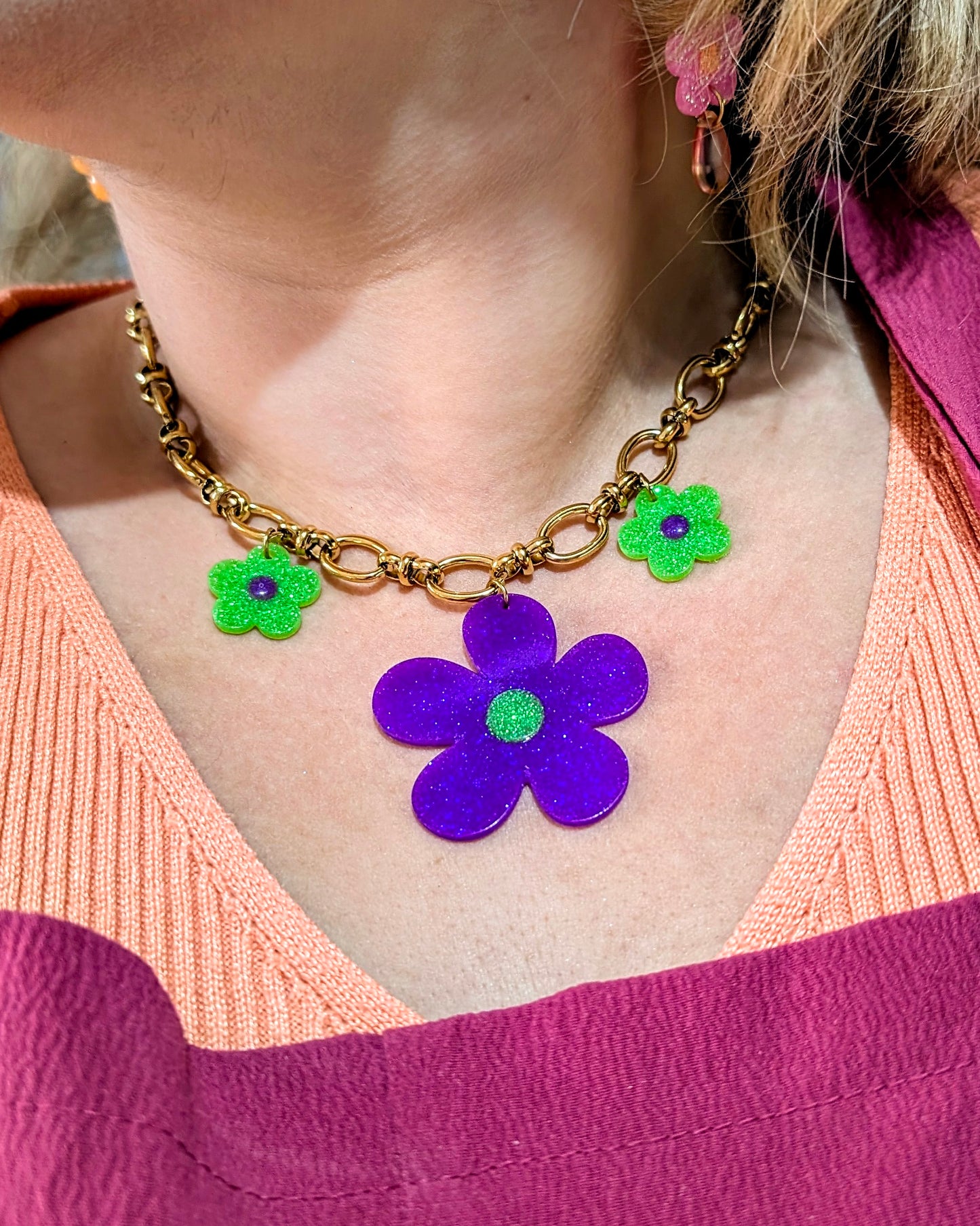 Collier Enchanteresse Violet 🌸