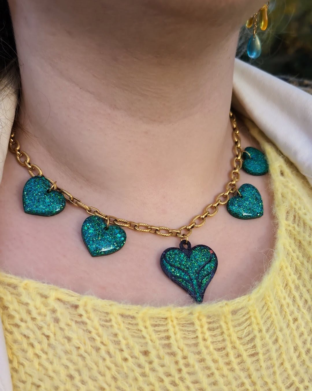 Collier Cœurs d'Aveline 💚