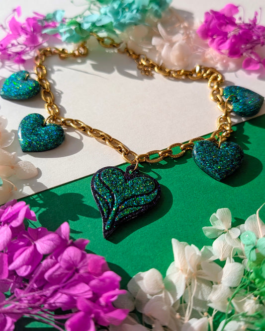 Collier Cœurs d'Aveline 💚