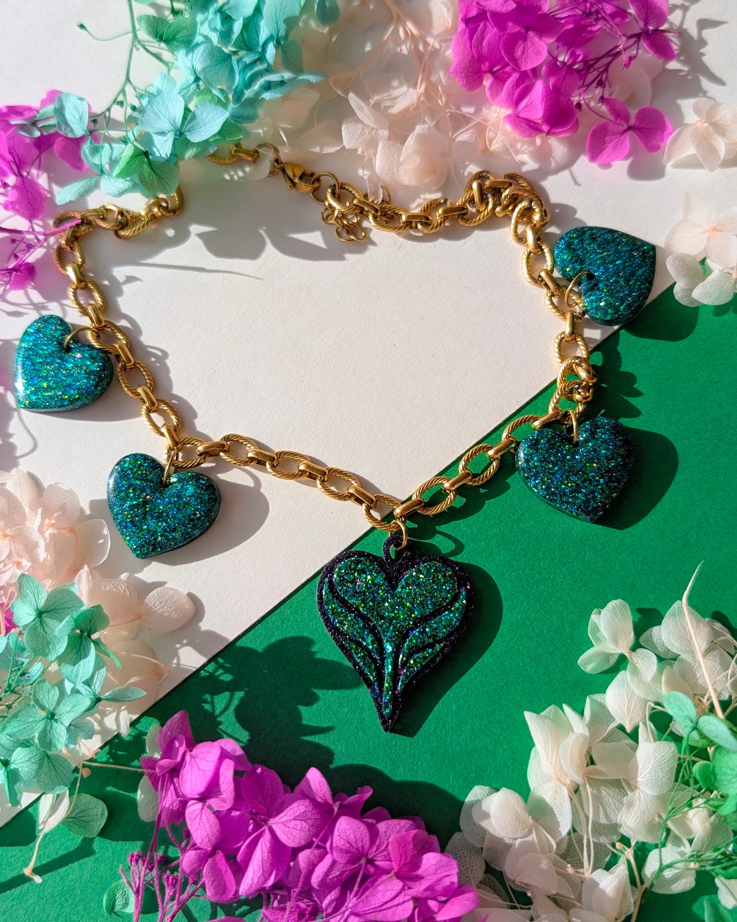 Collier Cœurs d'Aveline 💚