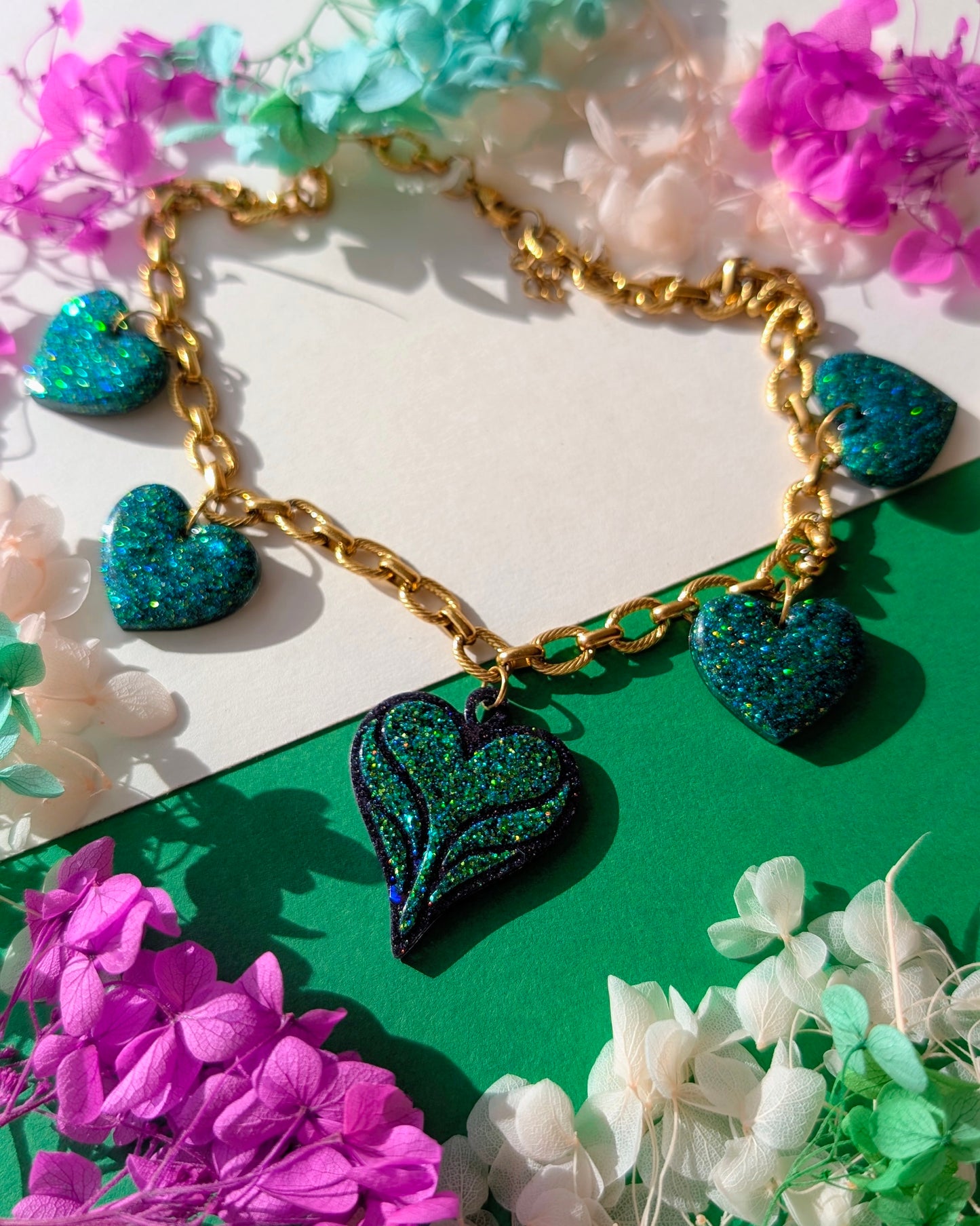 Collier Cœurs d'Aveline 💚