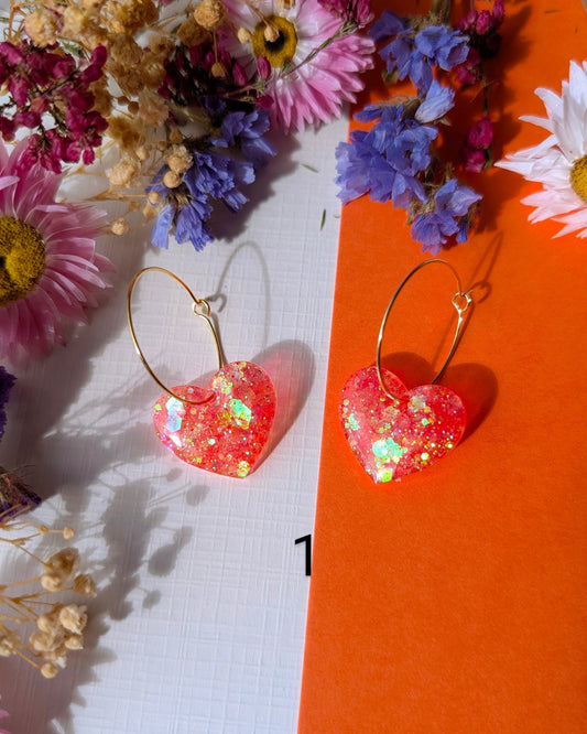 Coeurs Enchantés 🧡 tons orange ✨