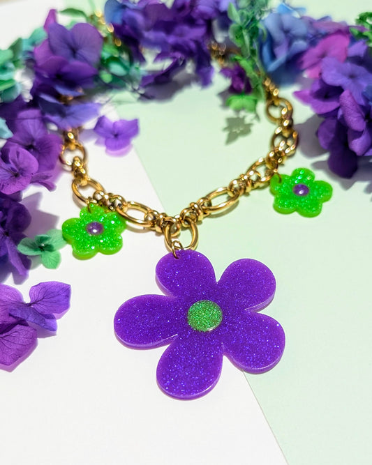 Collier Enchanteresse Violet 🌸